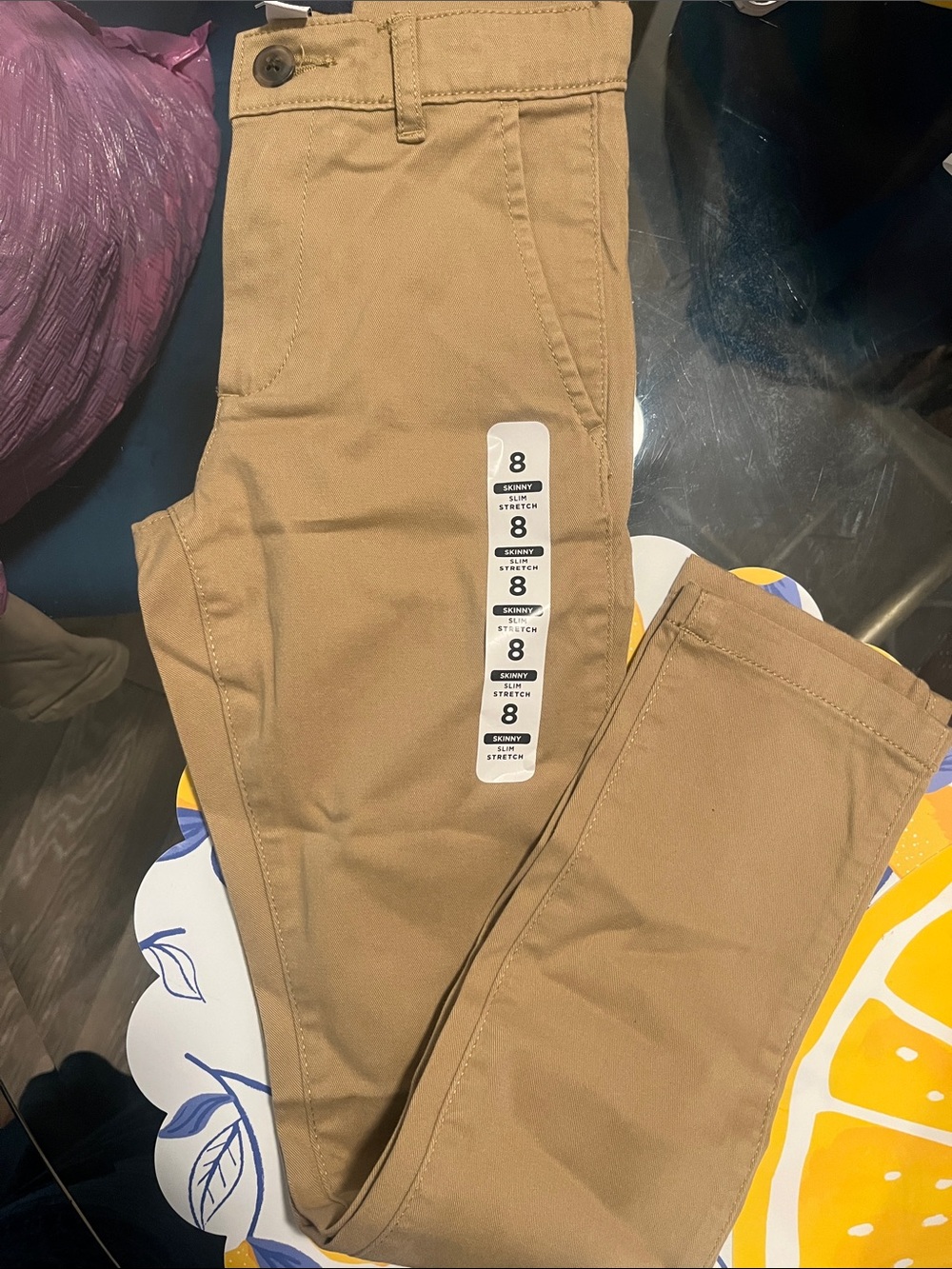Children’s Place Boys Tan Stretch Chino Pants